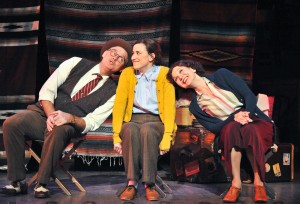 Herbie (Tod Peterson), Louise (Cat Brindisi), and Rose (Michelle Barber) enjoy a moment in show biz. Photo by George Byron Griffiths.