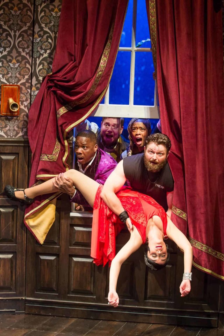 Review Roaring Laughs Abound In The Play That Goes Wrong Orpheum Hennepin Theatre Trust